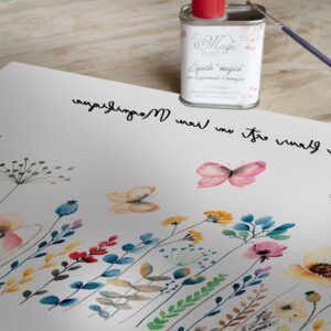 Imagen Transferible "PRIMAVERA, FLEUR MAGNIFIQUE" 28X40 cm