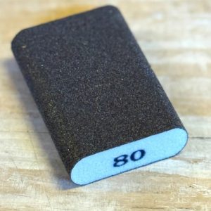 Esponja abrasiva grano 80 para madera ideal para preparación y restauración de superficies